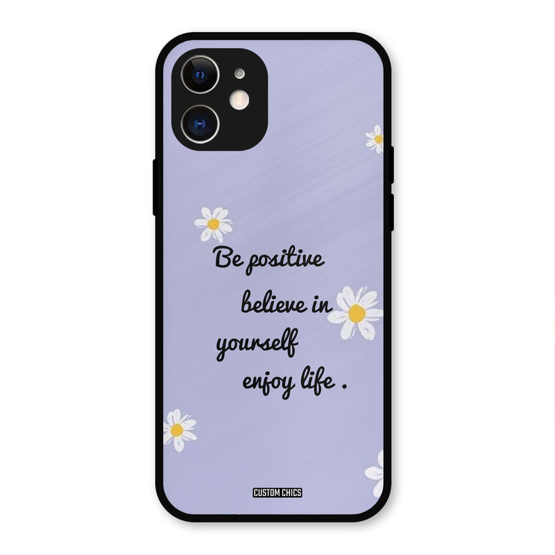 Enjoy Life iPhone 12 Mobile Back Cover - Cute PrintShield Case