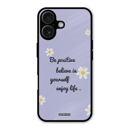 Enjoy Life iPhone 16 Mobile Back Cover - Cute PrintShield Case