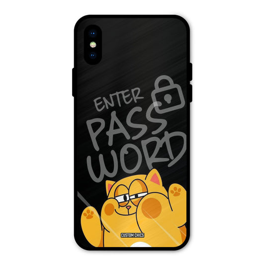 Enter Password iPhone X Mobile Back Cover - Cute PrintShield Case