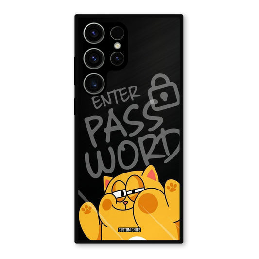 Enter Password Samsung Galaxy S23 Ultra Mobile Back Cover - Cute PrintShield Case