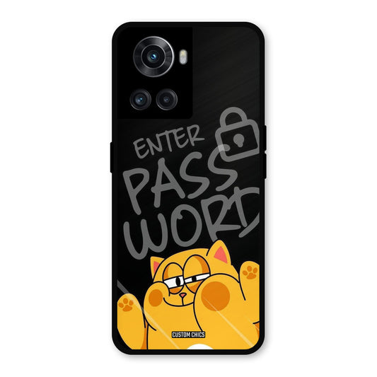 Enter Password OnePlus 10R Mobile Back Cover - Cute PrintShield Case