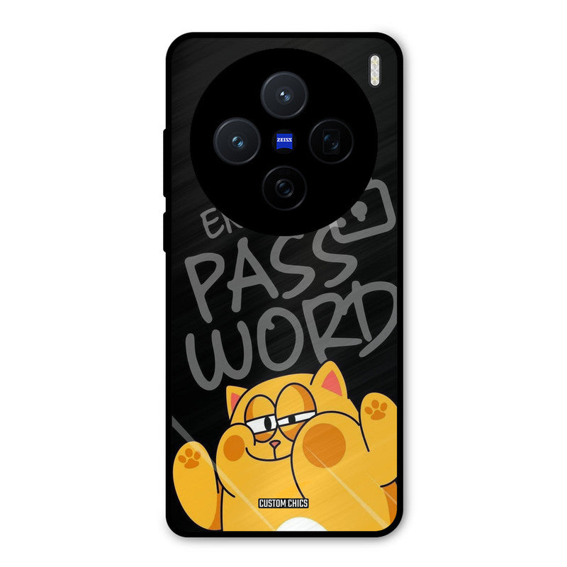 Enter Password Vivo X200 Mobile Back Cover - Cute PrintShield Case