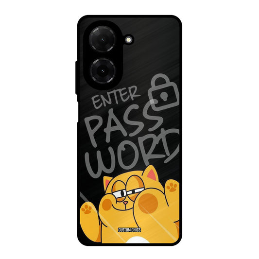 Enter Password Poco C71 Mobile Back Cover - Cute PrintShield Case