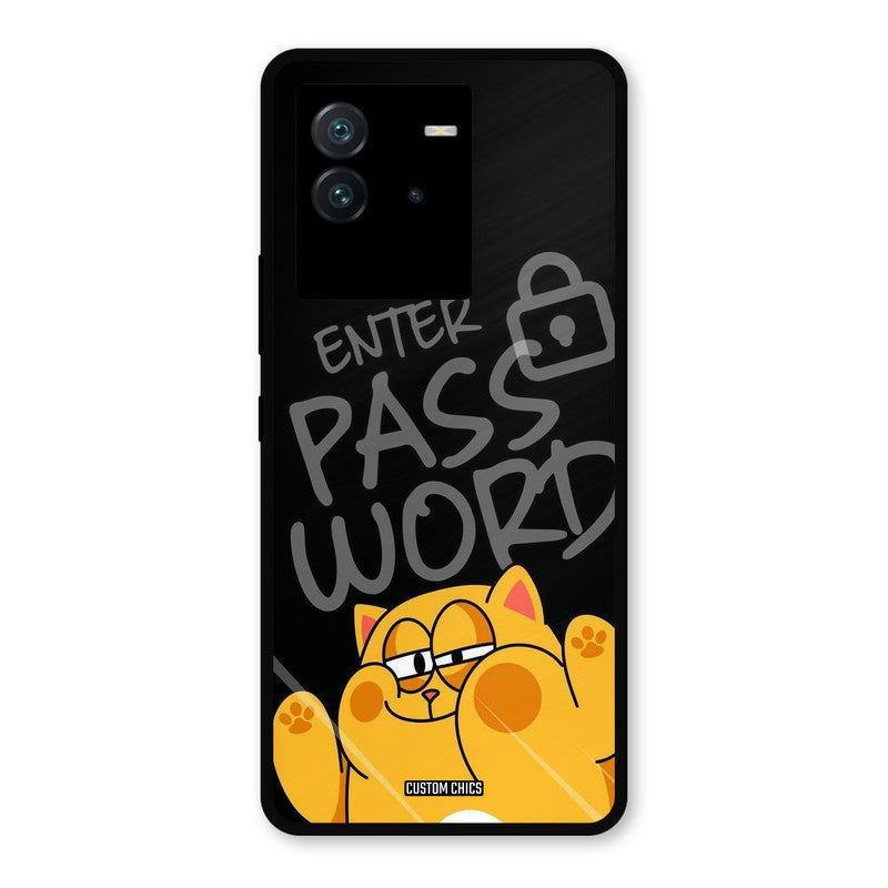 Enter Password iQoo Neo 6 Mobile Back Cover - Cute PrintShield Case