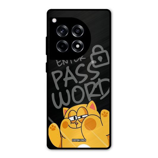 Enter Password OnePlus 12R Mobile Back Cover - Cute PrintShield Case