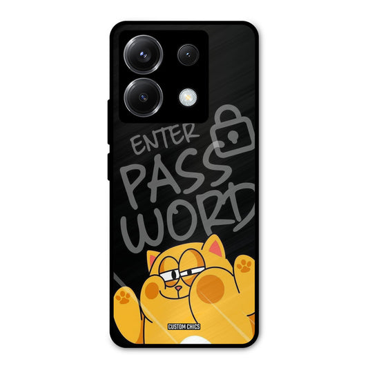 Enter Password Poco X6 Mobile Back Cover - Cute PrintShield Case