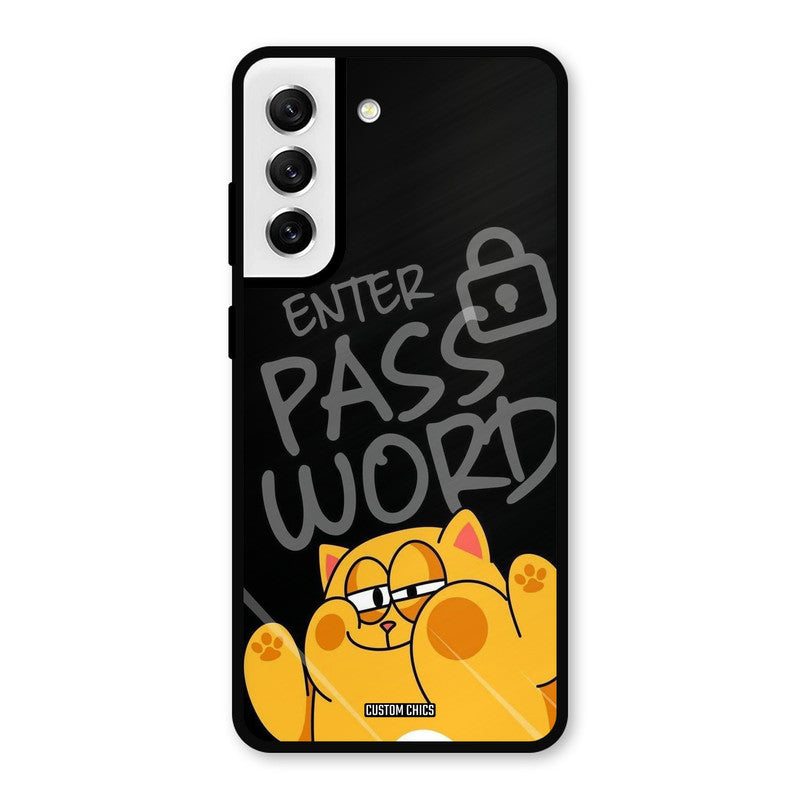 Enter Password Samsung Galaxy S21 FE 5G Mobile Back Cover - Cute PrintShield Case