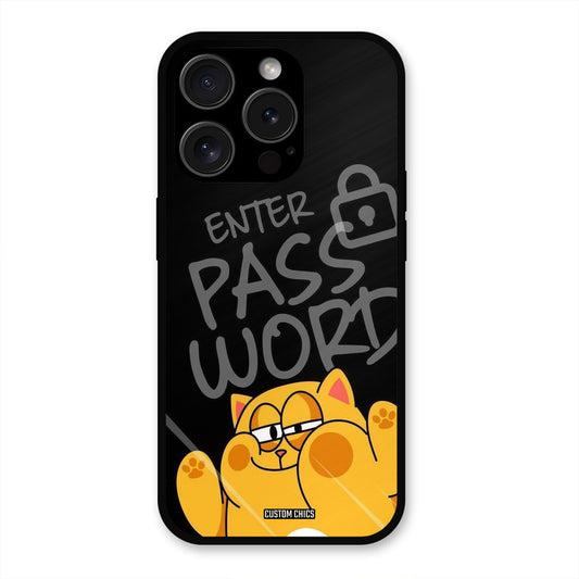 Enter Password iPhone 15 Pro Max Mobile Back Cover - Cute PrintShield Case