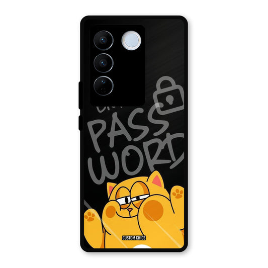 Enter Password Vivo V27 Pro Mobile Back Cover - Cute PrintShield Case