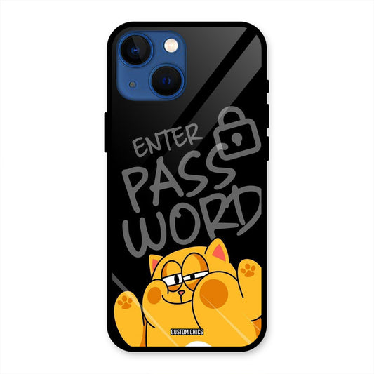 Enter Password iPhone 13 Mini Mobile Back Cover - Cute PrintShield Case