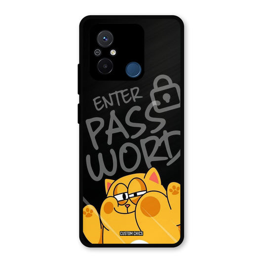 Enter Password Redmi 12c Mobile Back Cover - Cute PrintShield Case