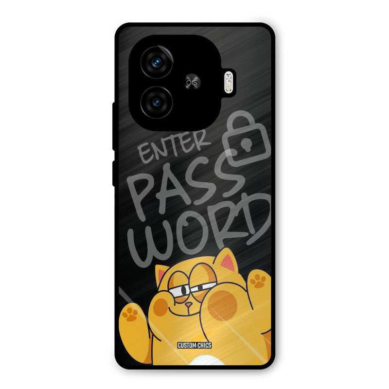 Enter Password iQoo Z9 Turbo Mobile Back Cover - Cute PrintShield Case