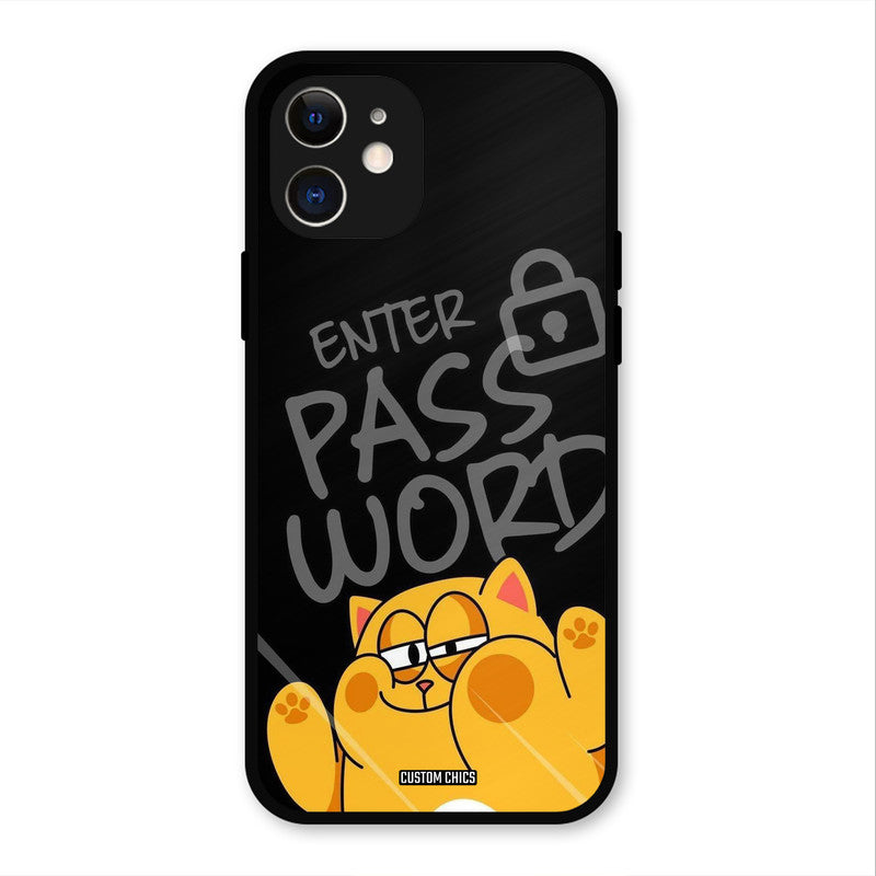 Enter Password iPhone 12 Mobile Back Cover - Cute PrintShield Case