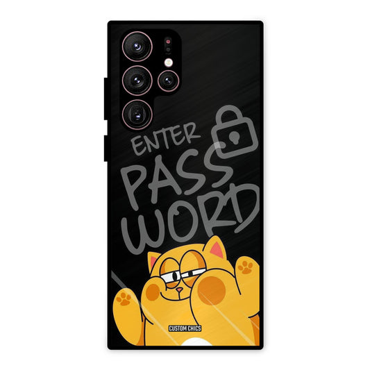 Enter Password Samsung Galaxy S22 Ultra Mobile Back Cover - Cute PrintShield Case