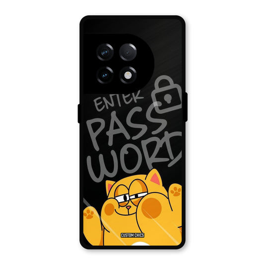 Enter Password OnePlus 11R Mobile Back Cover - Cute PrintShield Case
