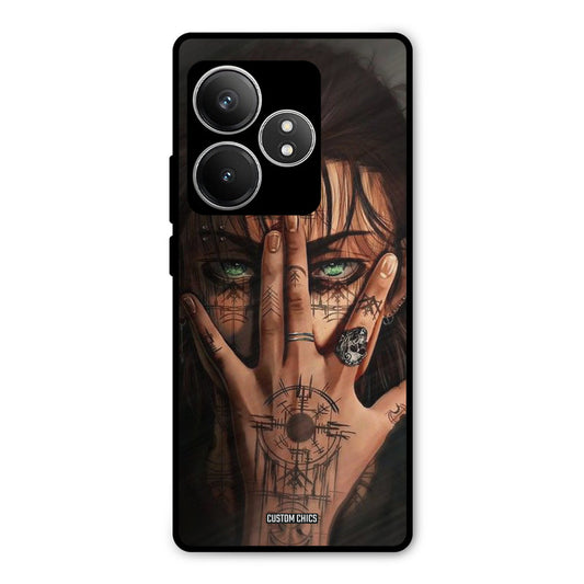 Eren Tattoo Realme GT 6T Mobile Back Cover - Anime PrintShield Case