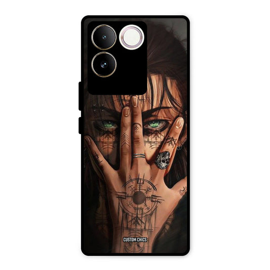 Eren Tattoo Vivo T2 Pro Mobile Back Cover - Anime PrintShield Case