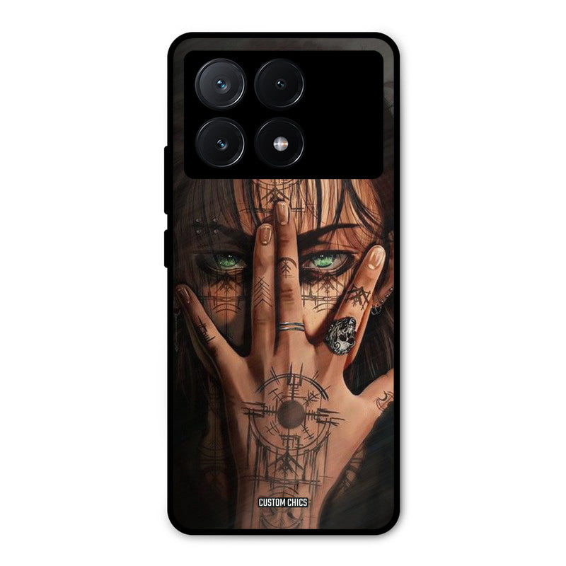 Eren Tattoo Poco X6 Pro Mobile Back Cover - Anime PrintShield Case