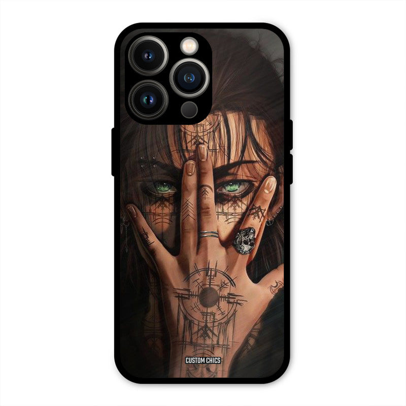 Eren Tattoo iPhone 13 Pro Mobile Back Cover - Anime PrintShield Case