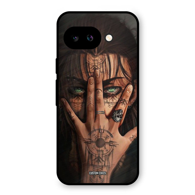 Eren Tattoo Google Pixel 9A Mobile Back Cover - Anime PrintShield Case