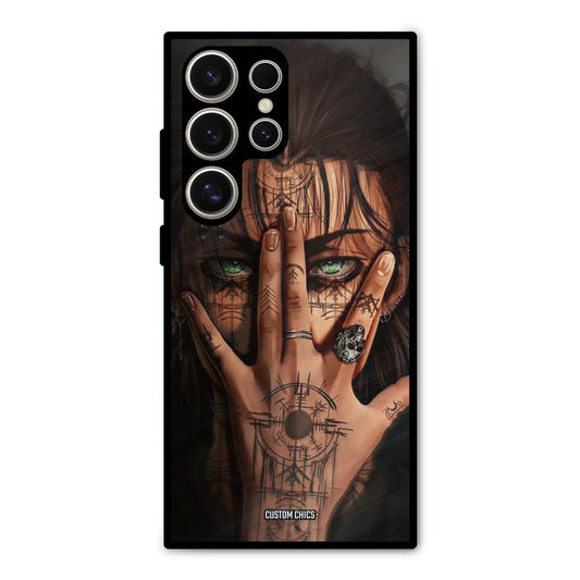 Eren Tattoo Samsung Galaxy S24 Ultra Mobile Back Cover - Anime PrintShield Case
