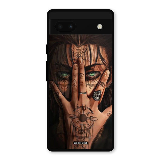 Eren Tattoo Google Pixel 6a Mobile Back Cover - Anime PrintShield Case