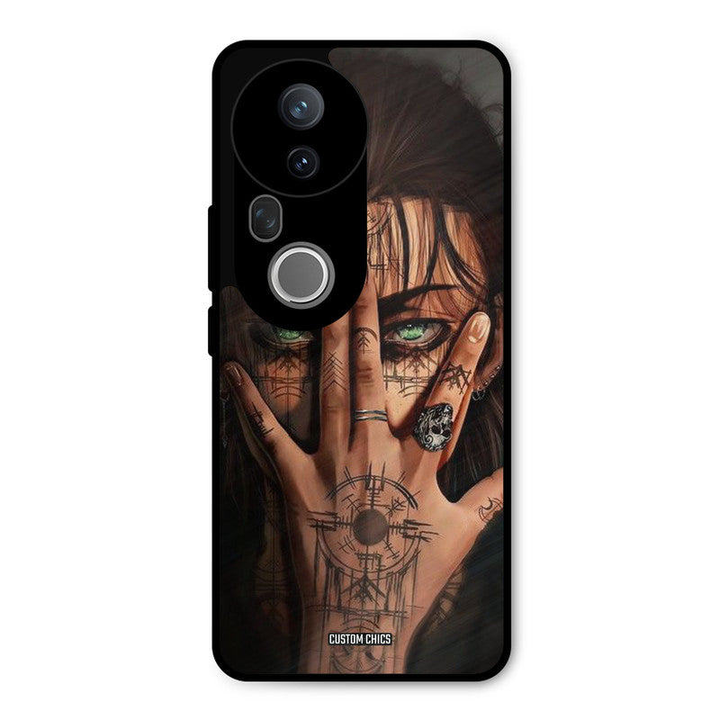 Eren Tattoo Vivo T4 Ultra Mobile Back Cover - Anime PrintShield Case
