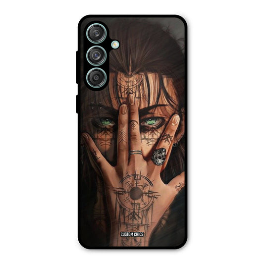 Eren Tattoo Samsung Galaxy M55 5G Mobile Back Cover - Anime PrintShield Case