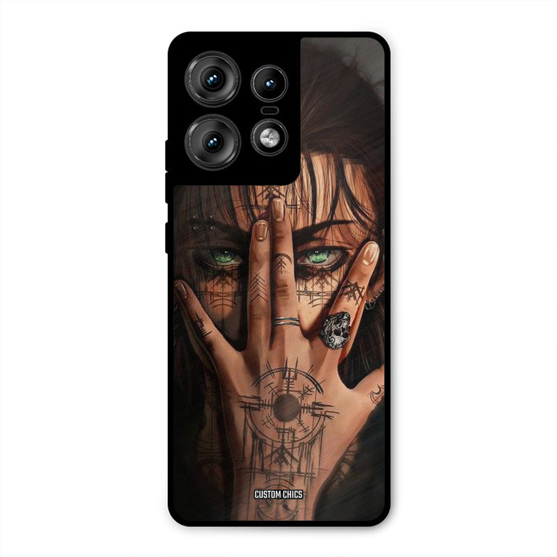 Eren Tattoo Motorola Edge 50 Pro Mobile Back Cover - Anime PrintShield Case