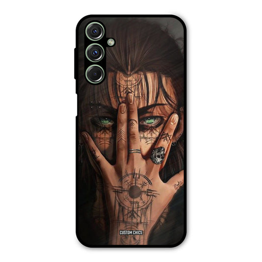 Eren Tattoo Samsung Galaxy M34 Mobile Back Cover - Anime PrintShield Case