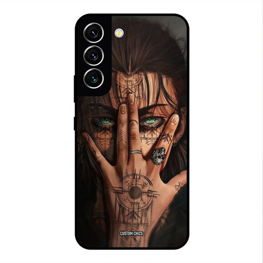 Eren Tattoo Samsung Galaxy S22 Mobile Back Cover - Anime PrintShield Case