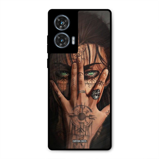 Eren Tattoo Moto G96 Mobile Back Cover - Anime PrintShield Case