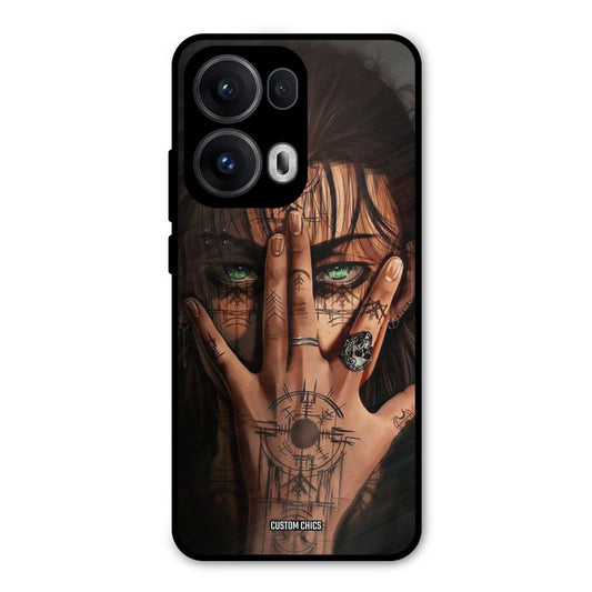 Eren Tattoo Oppo Reno 13 Pro 5G Mobile Back Cover - Anime PrintShield Case