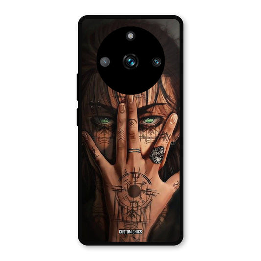 Eren Tattoo Realme 11 Pro Plus Mobile Back Cover - Anime PrintShield Case