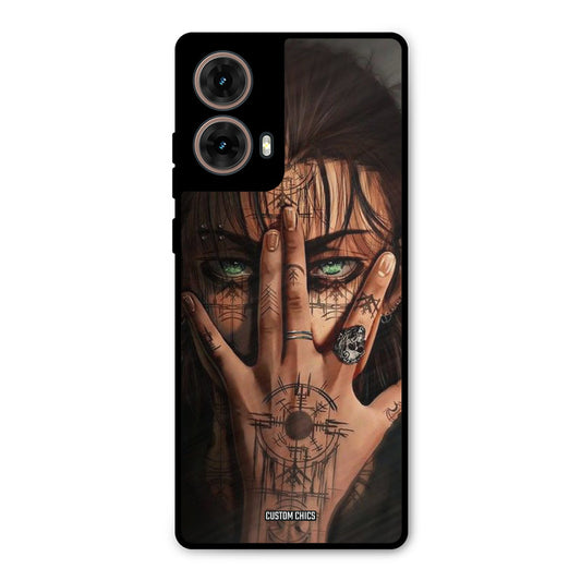 Eren Tattoo Moto G85 Mobile Back Cover - Anime PrintShield Case