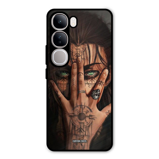Eren Tattoo Vivo Y300 Mobile Back Cover - Anime PrintShield Case
