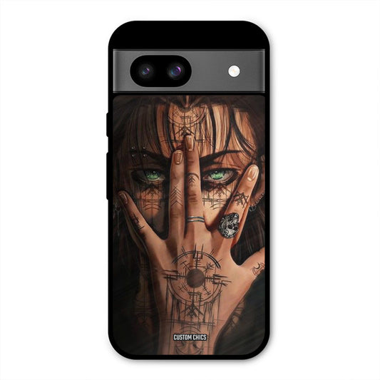 Eren Tattoo Google Pixel 8a Mobile Back Cover - Anime PrintShield Case