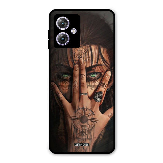 Eren Tattoo Moto G54 Mobile Back Cover - Anime PrintShield Case