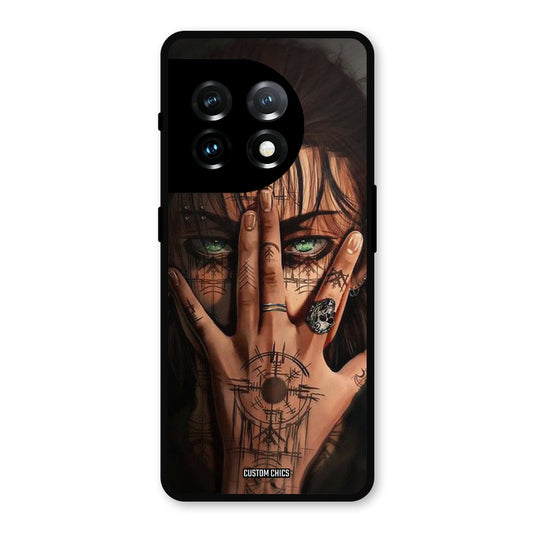 Eren Tattoo OnePlus 11 Mobile Back Cover - Anime PrintShield Case