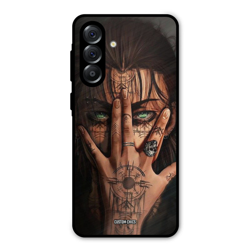 Eren Tattoo Samsung Galaxy A36 Mobile Back Cover - Anime PrintShield Case