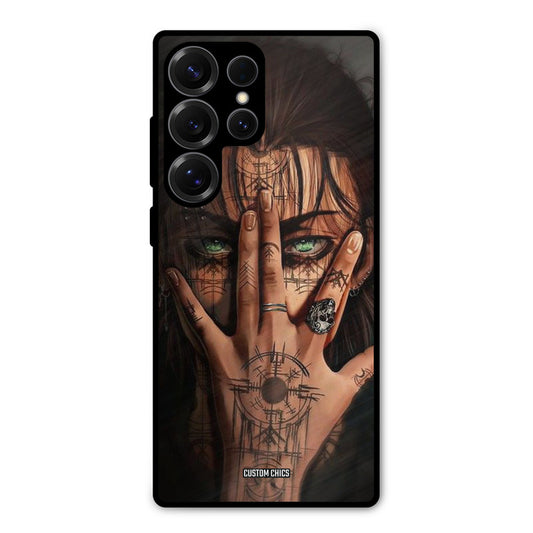 Eren Tattoo Samsung Galaxy S25 Ultra Mobile Back Cover - Anime PrintShield Case