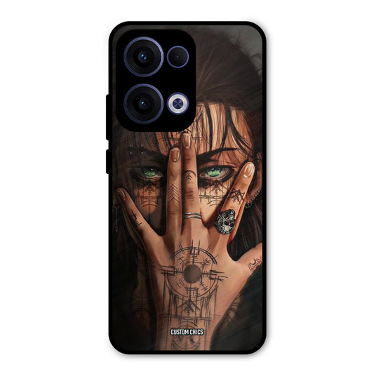 Eren Tattoo Oppo Reno 13 5G Mobile Back Cover - Anime PrintShield Case