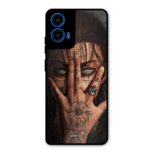 Eren Tattoo Moto G45 Mobile Back Cover - Anime PrintShield Case