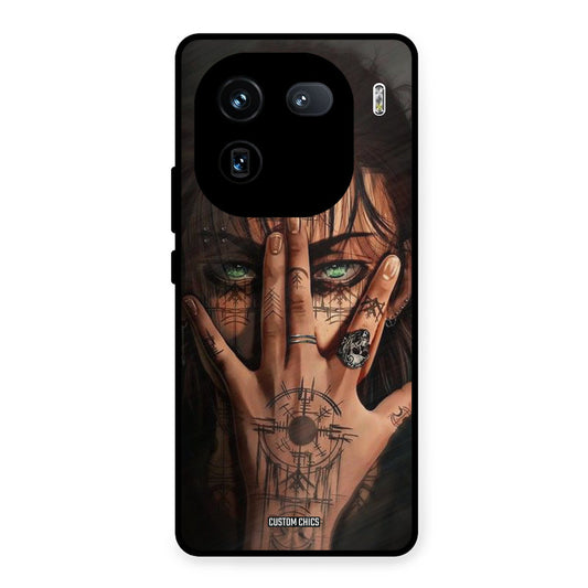 Eren Tattoo iQOO 12 Mobile Back Cover - Anime PrintShield Case