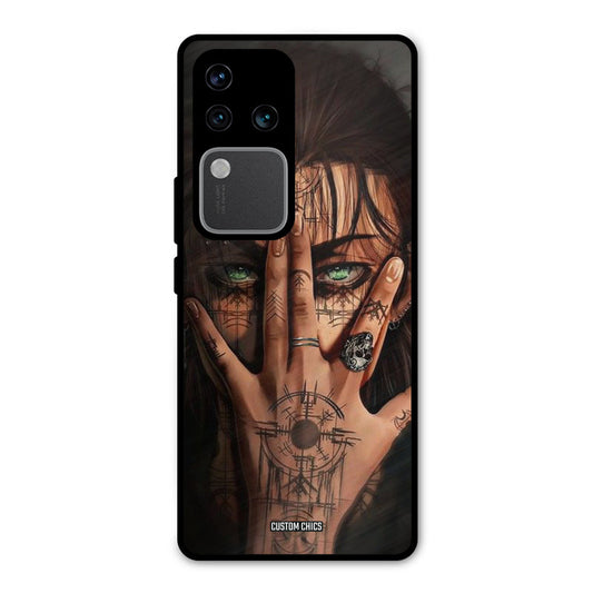 Eren Tattoo Vivo V30 Pro Mobile Back Cover - Anime PrintShield Case