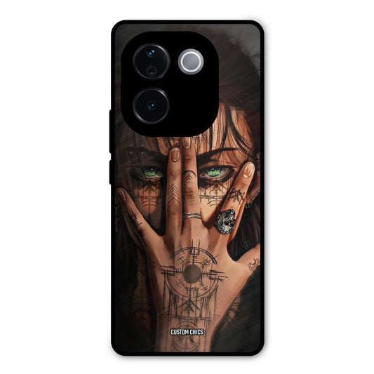 Eren Tattoo Vivo T3 Pro Mobile Back Cover - Anime PrintShield Case