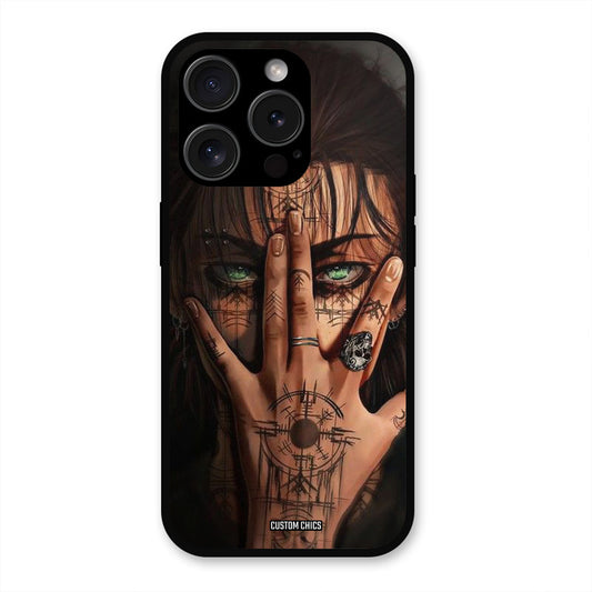 Eren Tattoo iPhone 15 Pro Max Mobile Back Cover - Anime PrintShield Case