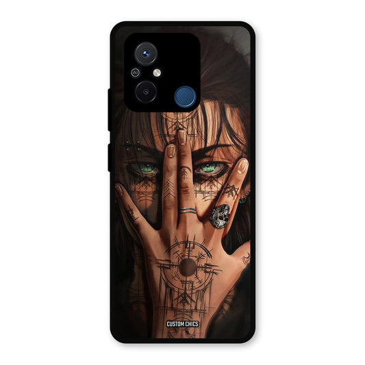Eren Tattoo Redmi 12c Mobile Back Cover - Anime PrintShield Case