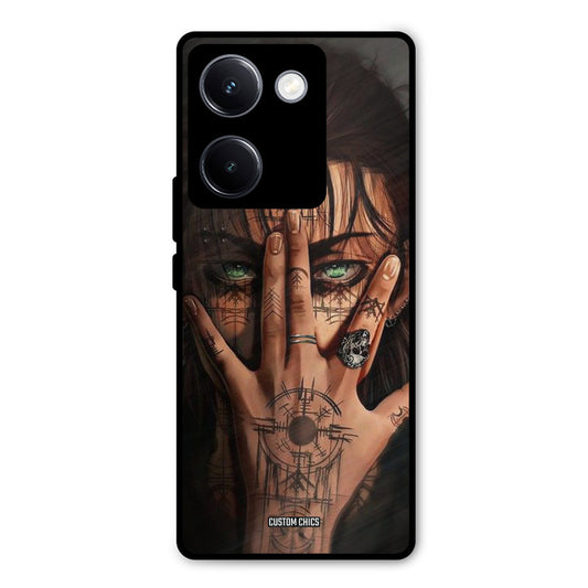 Eren Tattoo Vivo Y300 Plus Mobile Back Cover - Anime PrintShield Case
