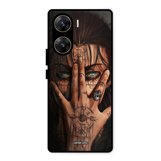 Eren Tattoo Vivo V29e Mobile Back Cover - Anime PrintShield Case